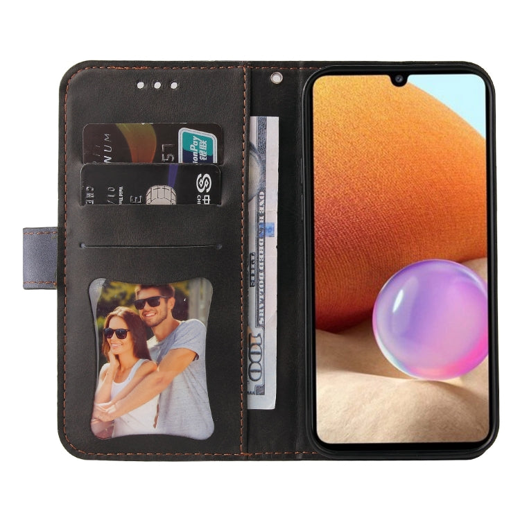 For Samsung Galaxy A32 4G Business Stitching-Color Horizontal Flip PU Leather Case with Holder & Card Slots & Photo Frame