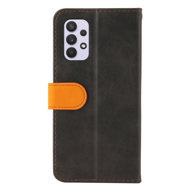 For Samsung Galaxy A32 4G Business Stitching-Color Horizontal Flip PU Leather Case with Holder & Card Slots & Photo Frame