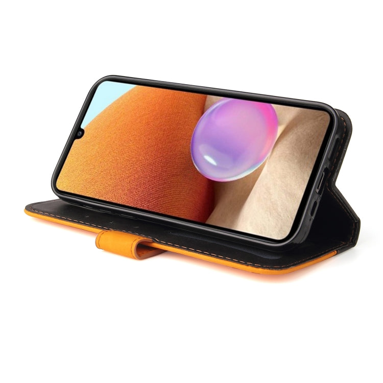 For Samsung Galaxy A32 4G Business Stitching-Color Horizontal Flip PU Leather Case with Holder & Card Slots & Photo Frame