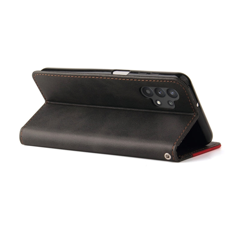 For Samsung Galaxy A32 5G Business Stitching-Color Horizontal Flip PU Leather Case with Holder & Card Slots & Photo Frame