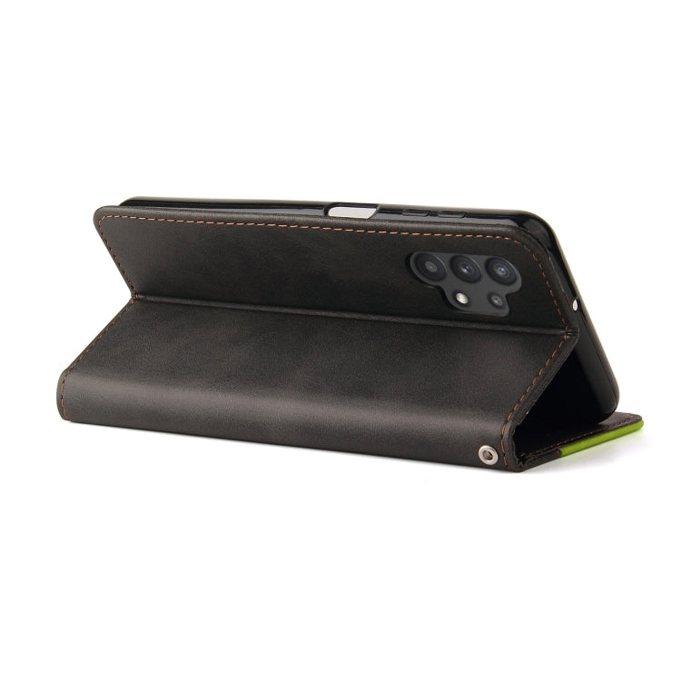 For Samsung Galaxy A32 5G Business Stitching-Color Horizontal Flip PU Leather Case with Holder & Card Slots & Photo Frame