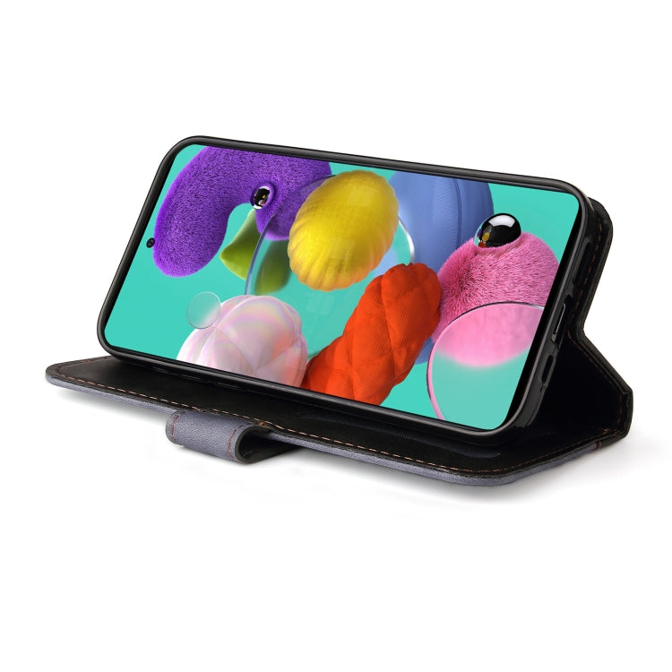 For Samsung Galaxy A51 4G / M40s 4G Business Stitching-Color Horizontal Flip PU Leather Case with Holder & Card Slots & Photo Frame