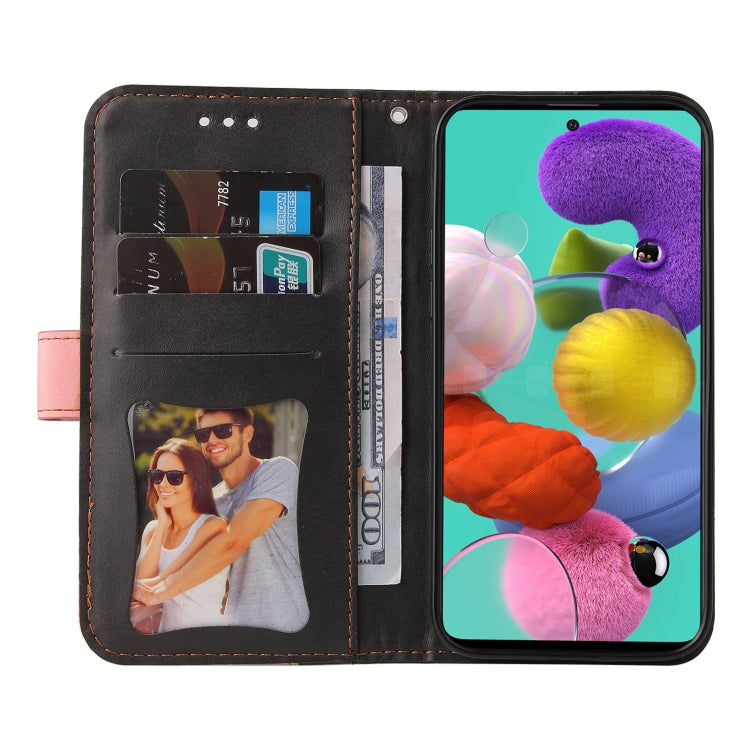 For Samsung Galaxy A71 4G Business Stitching-Color Horizontal Flip PU Leather Case with Holder & Card Slots & Photo Frame
