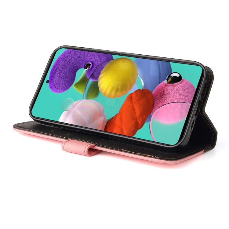 For Samsung Galaxy A71 4G Business Stitching-Color Horizontal Flip PU Leather Case with Holder & Card Slots & Photo Frame