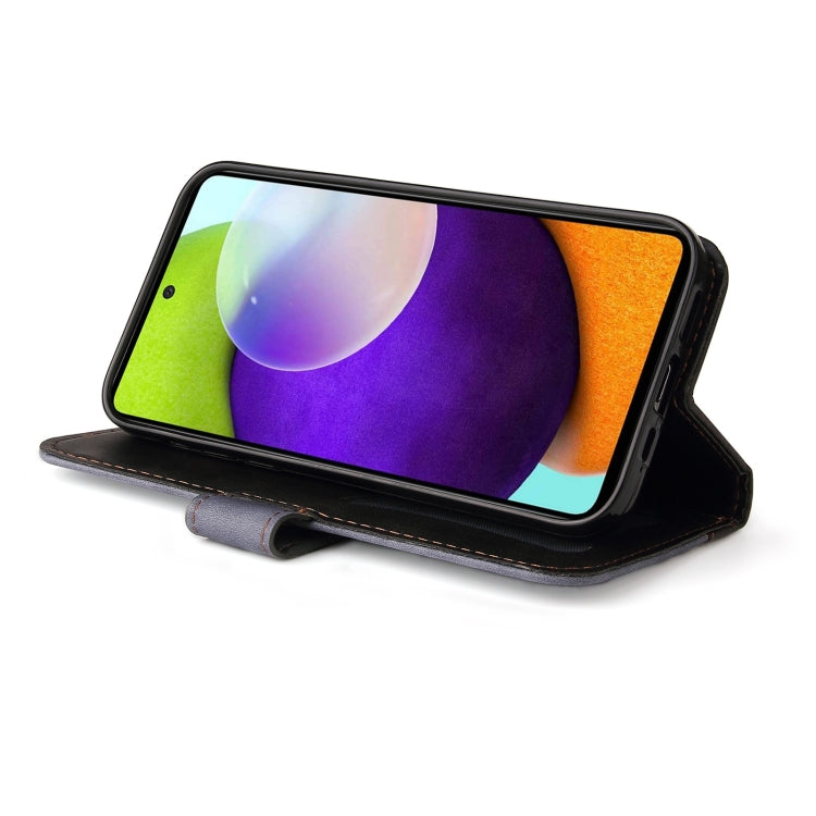 For Samsung Galaxy A52 5G / 4G Business Stitching-Color Horizontal Flip PU Leather Case with Holder & Card Slots & Photo Frame