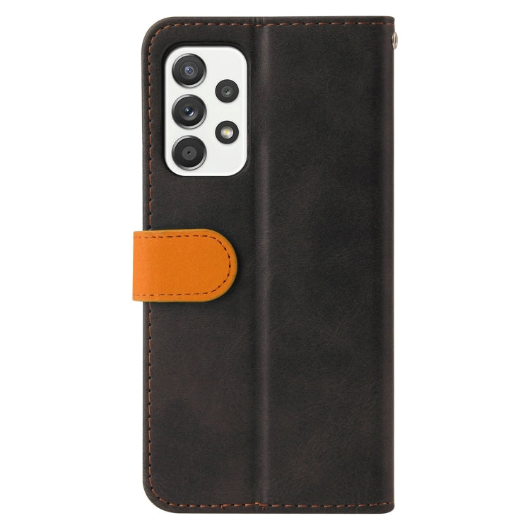 For Samsung Galaxy A52 5G / 4G Business Stitching-Color Horizontal Flip PU Leather Case with Holder & Card Slots & Photo Frame
