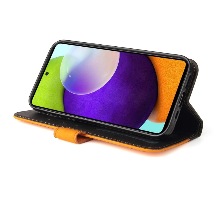 For Samsung Galaxy A52 5G / 4G Business Stitching-Color Horizontal Flip PU Leather Case with Holder & Card Slots & Photo Frame