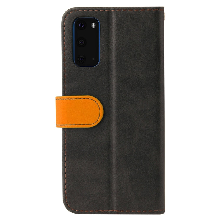 For Samsung Galaxy S20 Business Stitching-Color Horizontal Flip PU Leather Case with Holder & Card Slots & Photo Frame