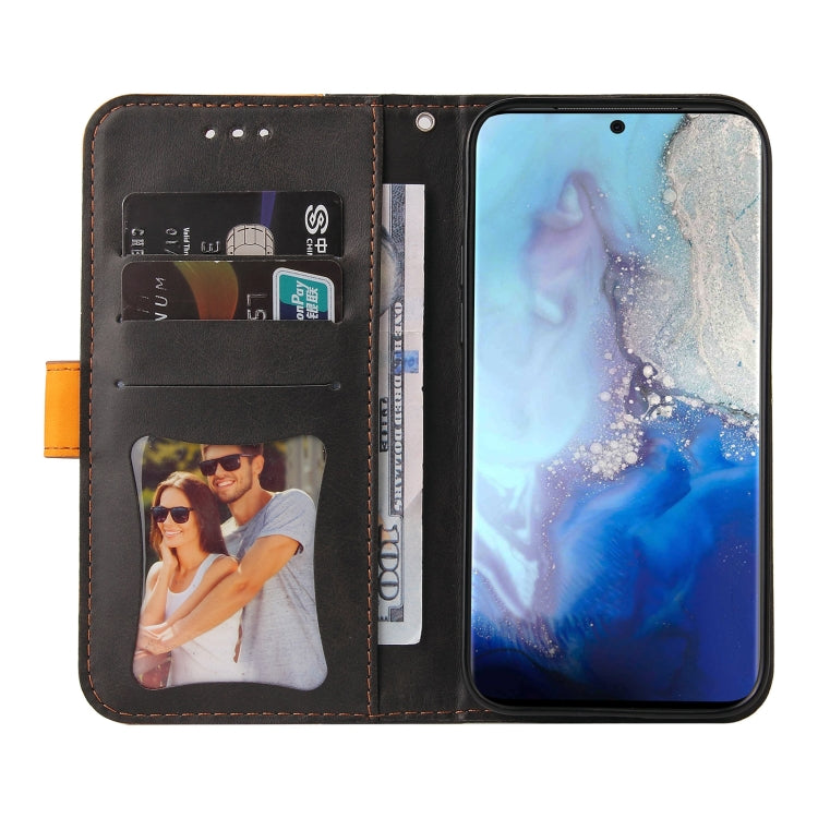 For Samsung Galaxy S20 Business Stitching-Color Horizontal Flip PU Leather Case with Holder & Card Slots & Photo Frame