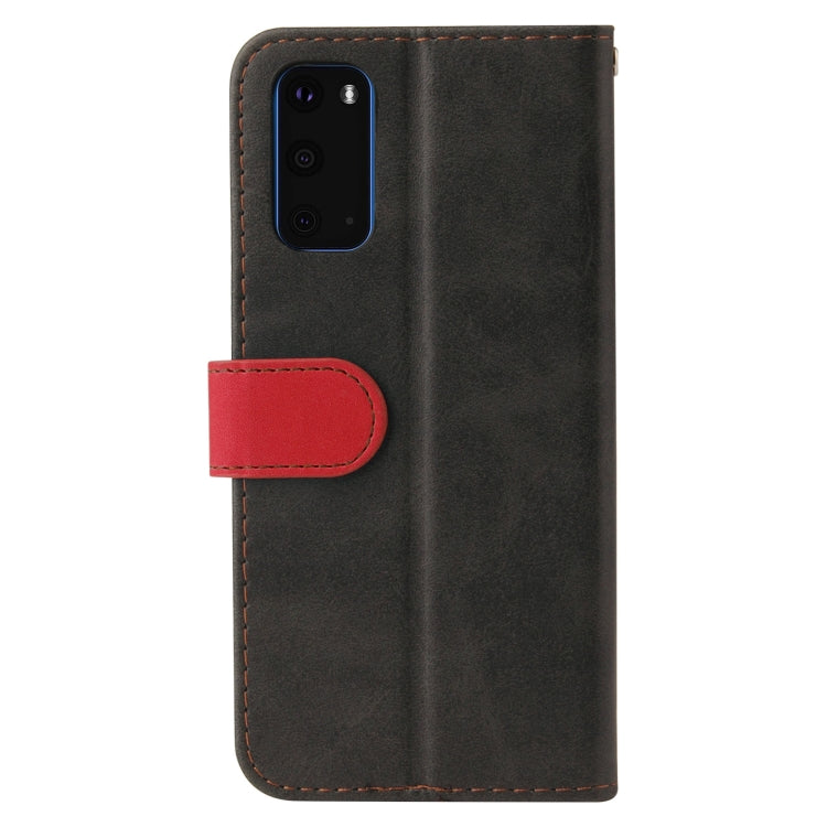 For Samsung Galaxy S20+ Business Stitching-Color Horizontal Flip PU Leather Case with Holder & Card Slots & Photo Frame