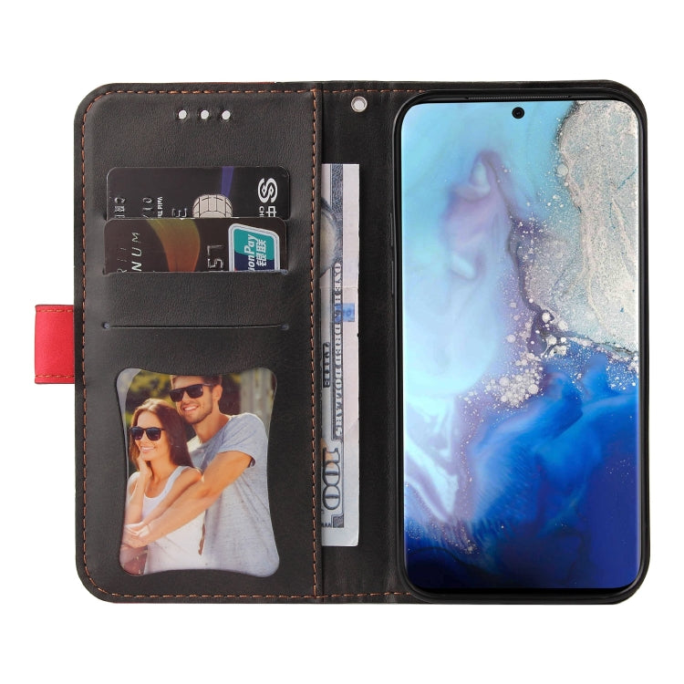For Samsung Galaxy S20+ Business Stitching-Color Horizontal Flip PU Leather Case with Holder & Card Slots & Photo Frame