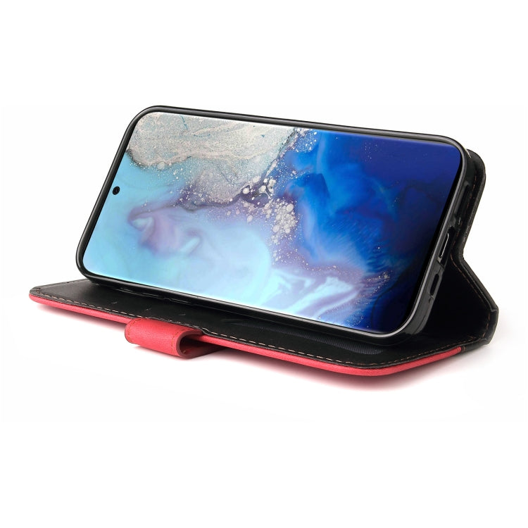 For Samsung Galaxy S20+ Business Stitching-Color Horizontal Flip PU Leather Case with Holder & Card Slots & Photo Frame