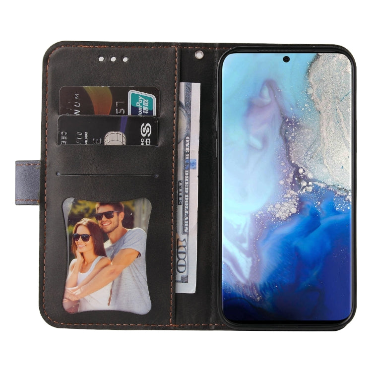 For Samsung Galaxy S20+ Business Stitching-Color Horizontal Flip PU Leather Case with Holder & Card Slots & Photo Frame