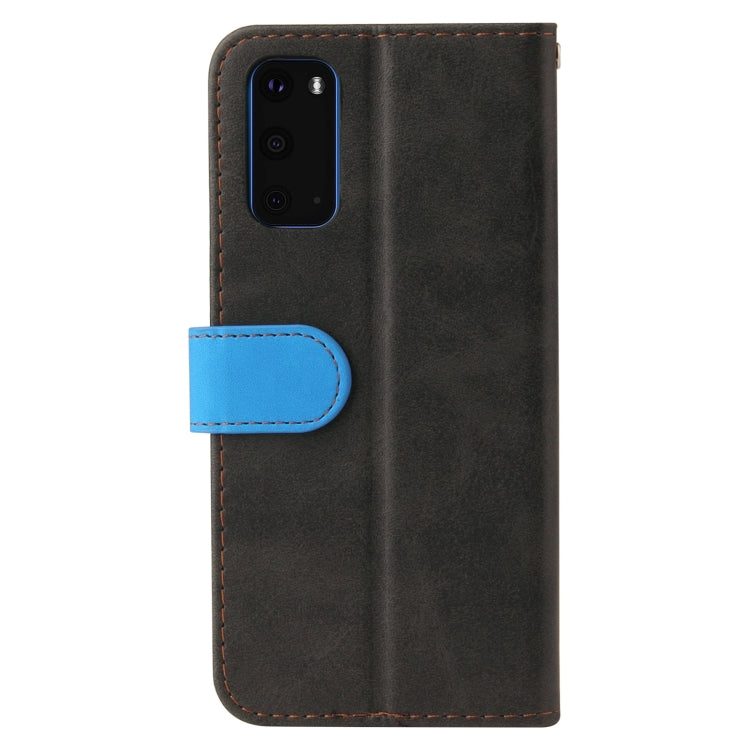 For Samsung Galaxy S20+ Business Stitching-Color Horizontal Flip PU Leather Case with Holder & Card Slots & Photo Frame