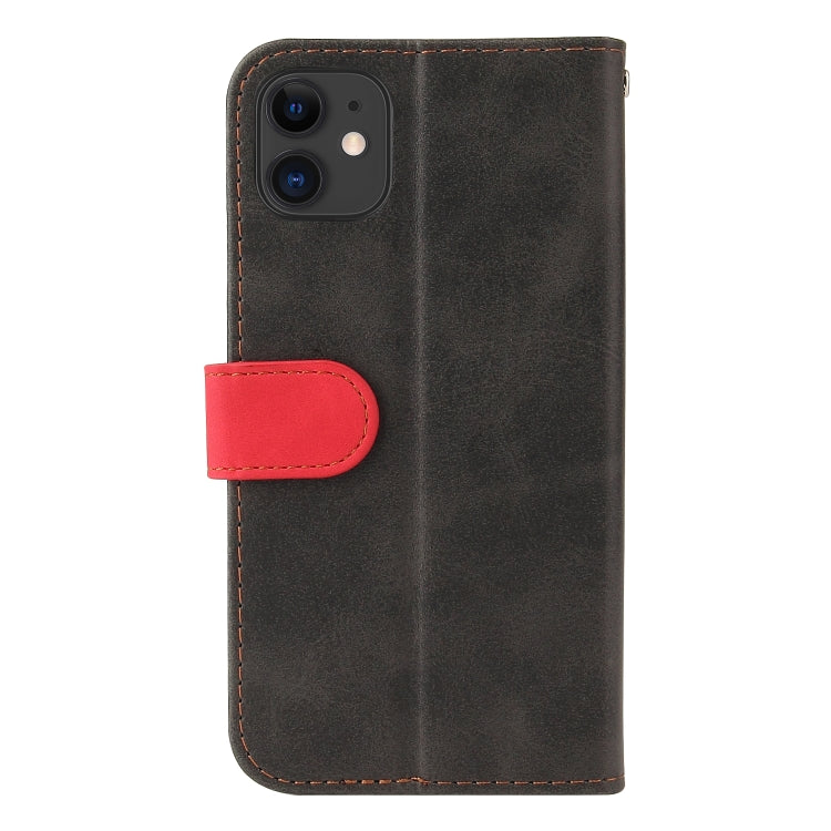 For iPhone 11 Business Stitching-Color Horizontal Flip PU Leather Case with Holder & Card Slots & Photo Frame