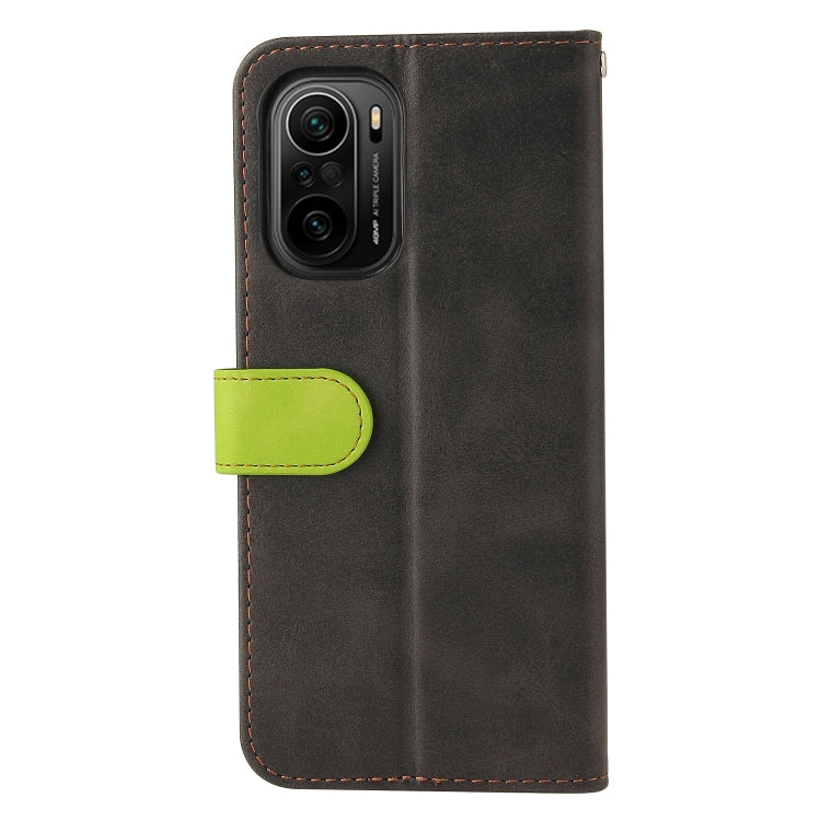 For Xiaomi Redmi K40/K40 Pro/Poco F3/Mi 11i Business Stitching-Color Horizontal Flip PU Leather Case with Holder & Card Slots & Photo Frame