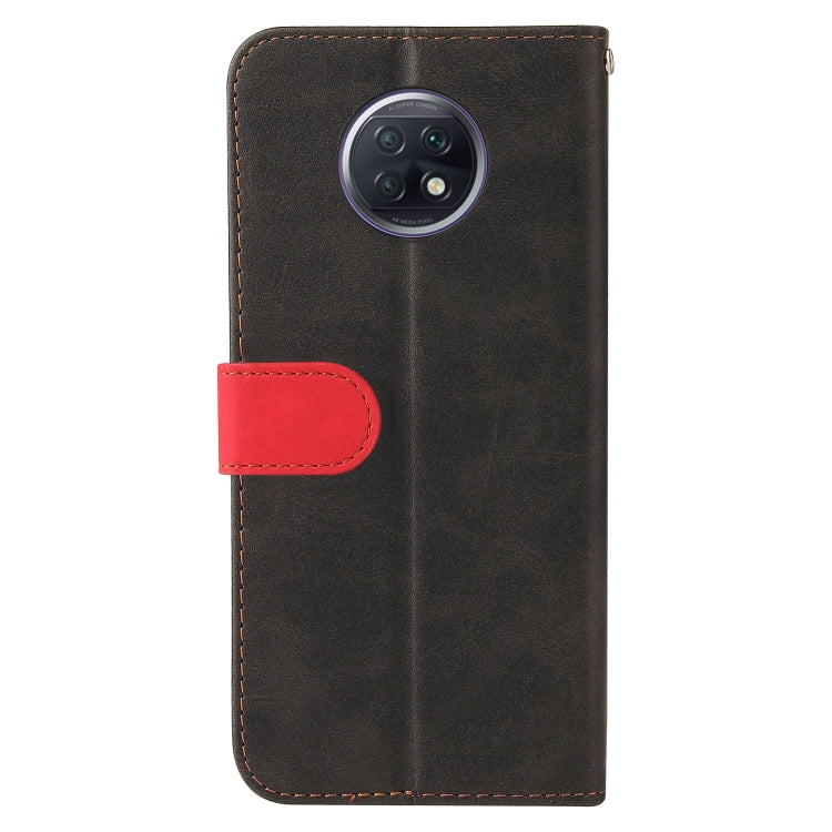 For Xiaomi Redmi Note 9T / Note 9 5G Business Stitching-Color Horizontal Flip PU Leather Case with Holder & Card Slots & Photo Frame