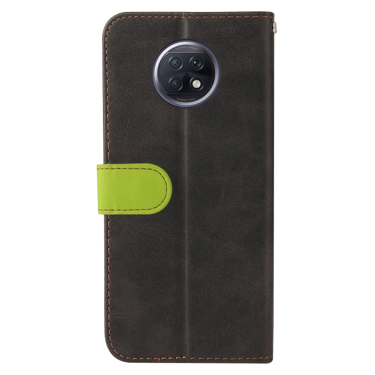 For Xiaomi Redmi Note 9T / Note 9 5G Business Stitching-Color Horizontal Flip PU Leather Case with Holder & Card Slots & Photo Frame