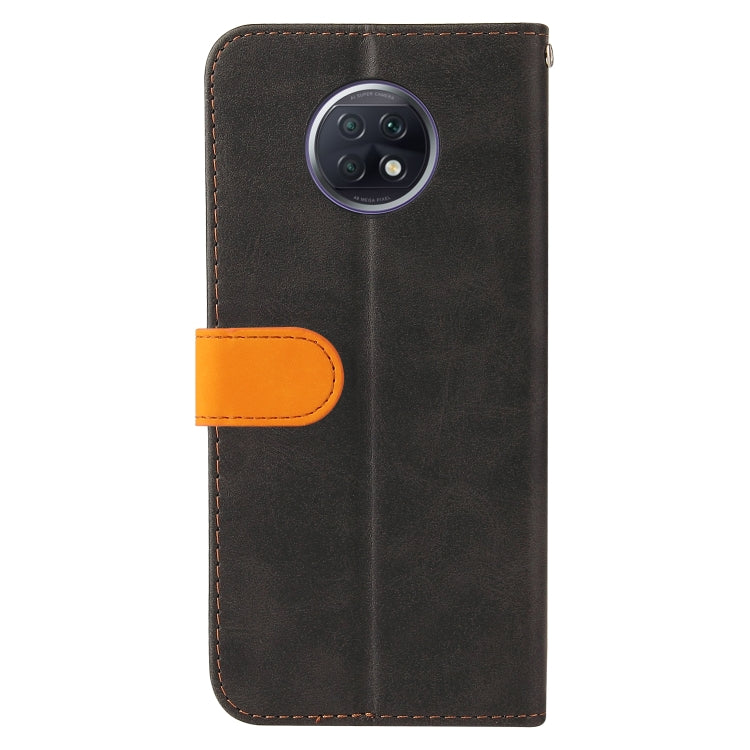For Xiaomi Redmi Note 9T / Note 9 5G Business Stitching-Color Horizontal Flip PU Leather Case with Holder & Card Slots & Photo Frame