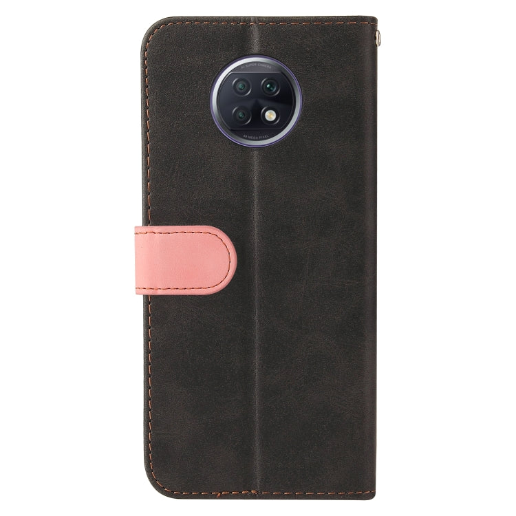 For Xiaomi Redmi Note 9T / Note 9 5G Business Stitching-Color Horizontal Flip PU Leather Case with Holder & Card Slots & Photo Frame