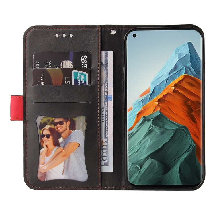 For Xiaomi Mi 11 Pro Business Stitching-Color Horizontal Flip PU Leather Case with Holder & Card Slots & Photo Frame