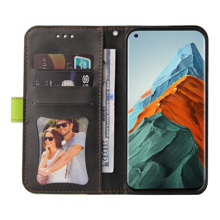For Xiaomi Mi 11 Pro Business Stitching-Color Horizontal Flip PU Leather Case with Holder & Card Slots & Photo Frame