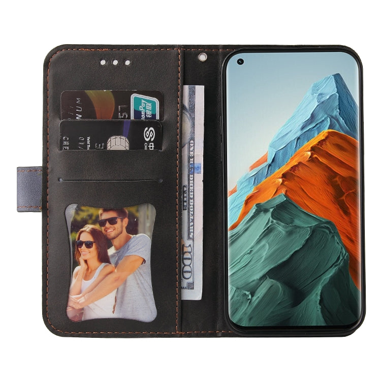 For Xiaomi Mi 11 Pro Business Stitching-Color Horizontal Flip PU Leather Case with Holder & Card Slots & Photo Frame
