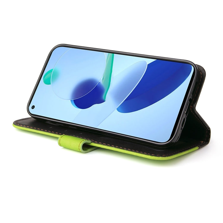 For Xiaomi Mi 11 Business Stitching-Color Horizontal Flip PU Leather Case with Holder & Card Slots & Photo Frame