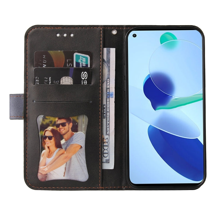 For Xiaomi Mi 11 Lite Business Stitching-Color Horizontal Flip PU Leather Case with Holder & Card Slots & Photo Frame