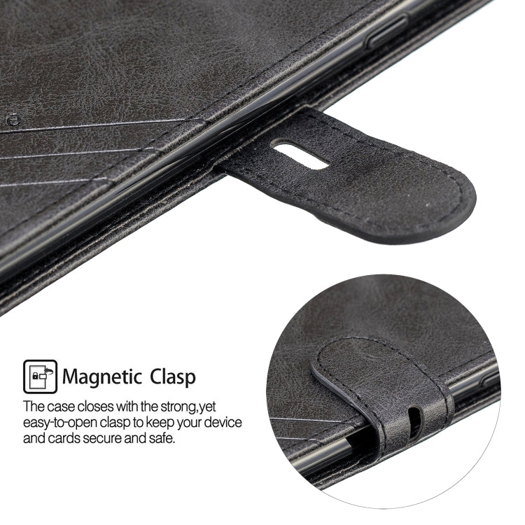 For Samsung Galaxy A10s Stitching Style 2-Color Cow Texture Horizontal Flip PU Leather Case with Holder & Card Slot & Lanyard