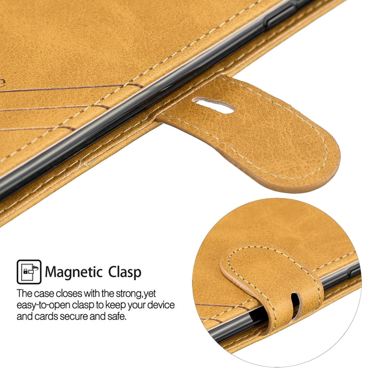 For Samsung Galaxy A10s Stitching Style 2-Color Cow Texture Horizontal Flip PU Leather Case with Holder & Card Slot & Lanyard