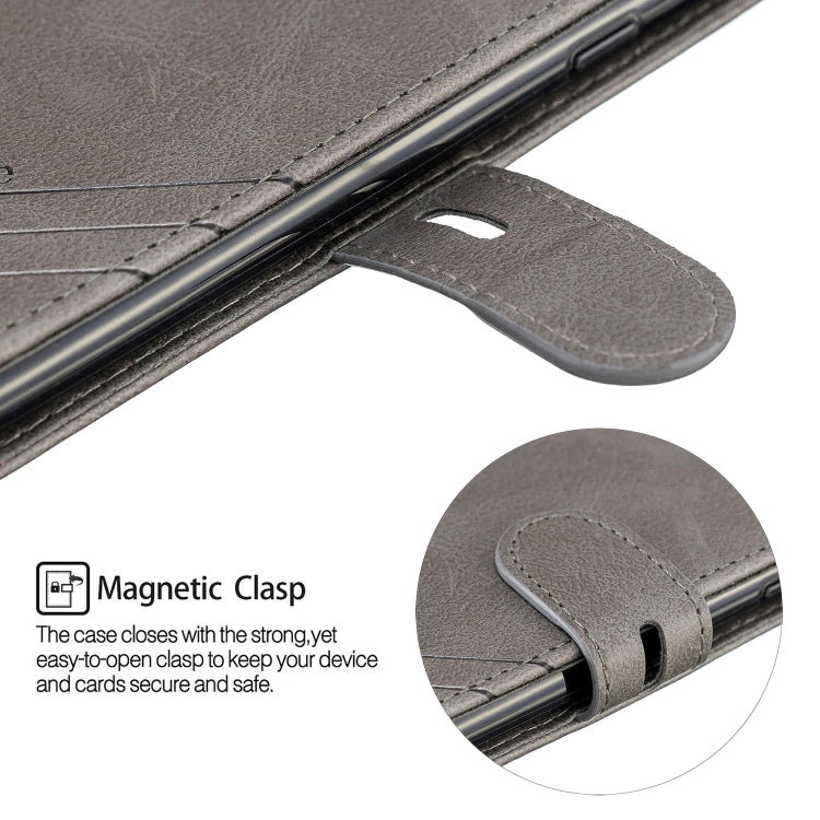 For Samsung Galaxy A20s Stitching Style 2-Color Cow Texture Horizontal Flip PU Leather Case with Holder & Card Slot & Lanyard