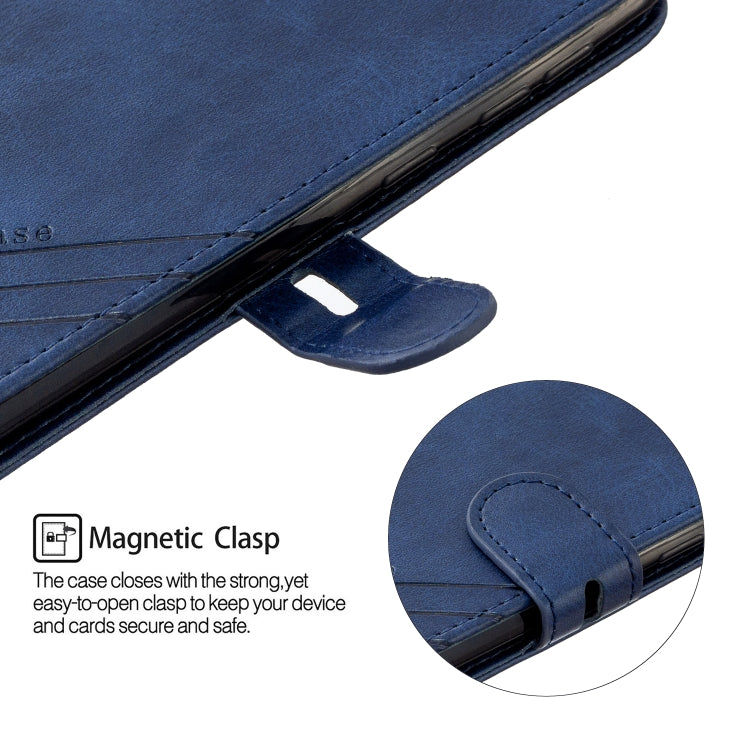 For Samsung Galaxy A21 Stitching Style 2-Color Cow Texture Horizontal Flip PU Leather Case with Holder & Card Slot & Lanyard