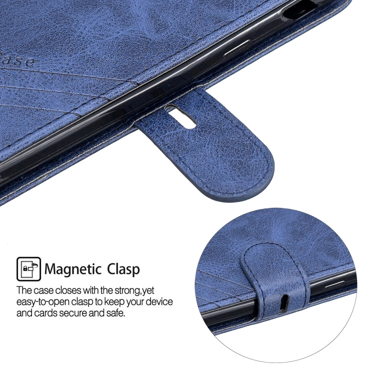 For Samsung Galaxy Xcover 4s Stitching Style 2-Color Cow Texture Horizontal Flip PU Leather Case with Holder & Card Slot & Lanyard