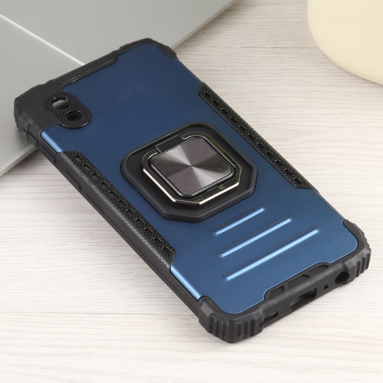 For Samsung Galaxy A01 Core / M01 Core Fierce Warrior Series Armor All-inclusive Shockproof Aluminum Alloy + TPU Protective Case with Ring Holder
