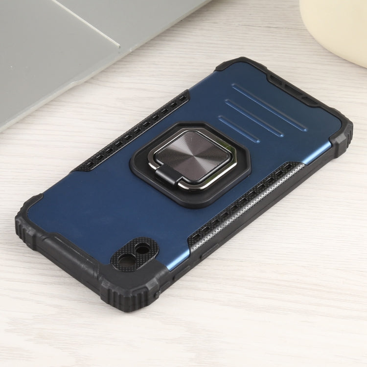 For Samsung Galaxy A01 Core / M01 Core Fierce Warrior Series Armor All-inclusive Shockproof Aluminum Alloy + TPU Protective Case with Ring Holder