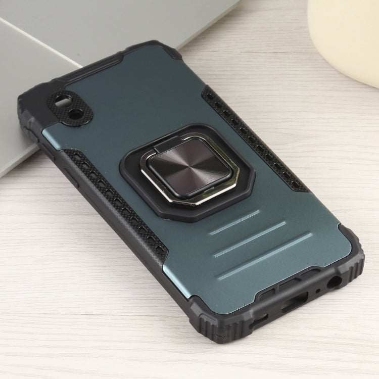 For Samsung Galaxy A01 Core / M01 Core Fierce Warrior Series Armor All-inclusive Shockproof Aluminum Alloy + TPU Protective Case with Ring Holder