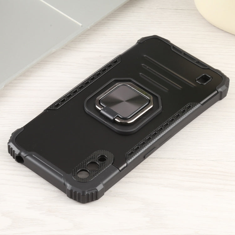 For Samsung Galaxy A01 / M01 Fierce Warrior Series Armor All-inclusive Shockproof Aluminum Alloy + TPU Protective Case with Ring Holder