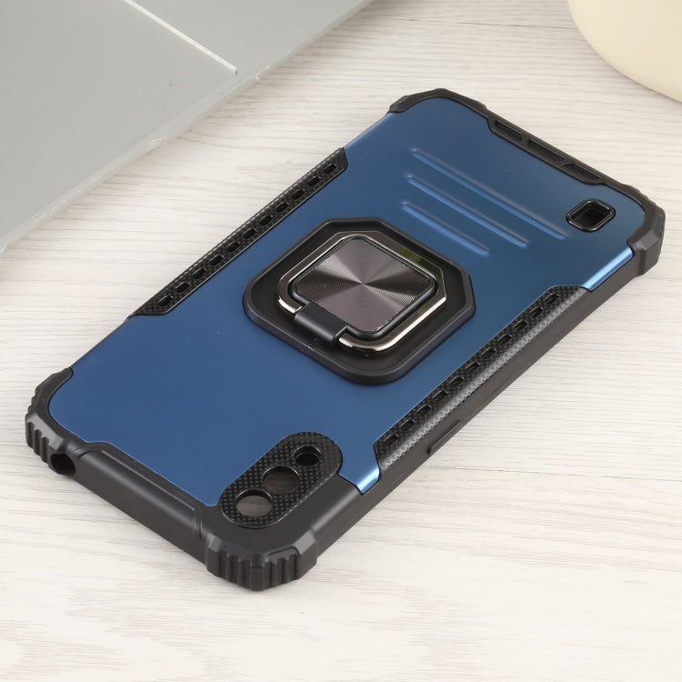 For Samsung Galaxy A01 / M01 Fierce Warrior Series Armor All-inclusive Shockproof Aluminum Alloy + TPU Protective Case with Ring Holder