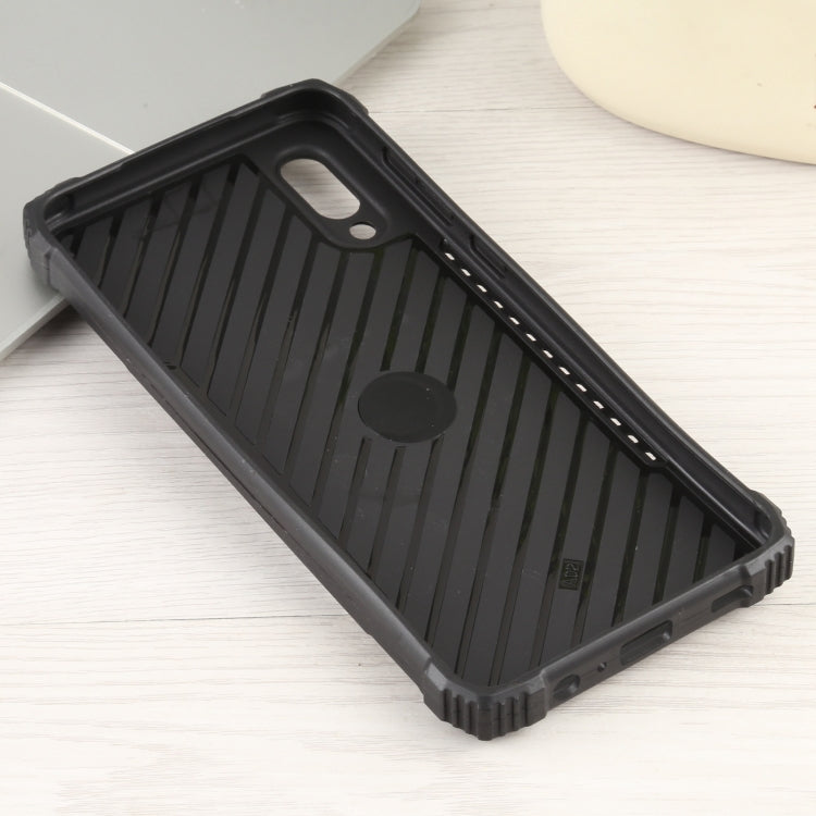 For Samsung Galaxy A02 / M02 Fierce Warrior Series Armor All-inclusive Shockproof Aluminum Alloy + TPU Protective Case with Ring Holder