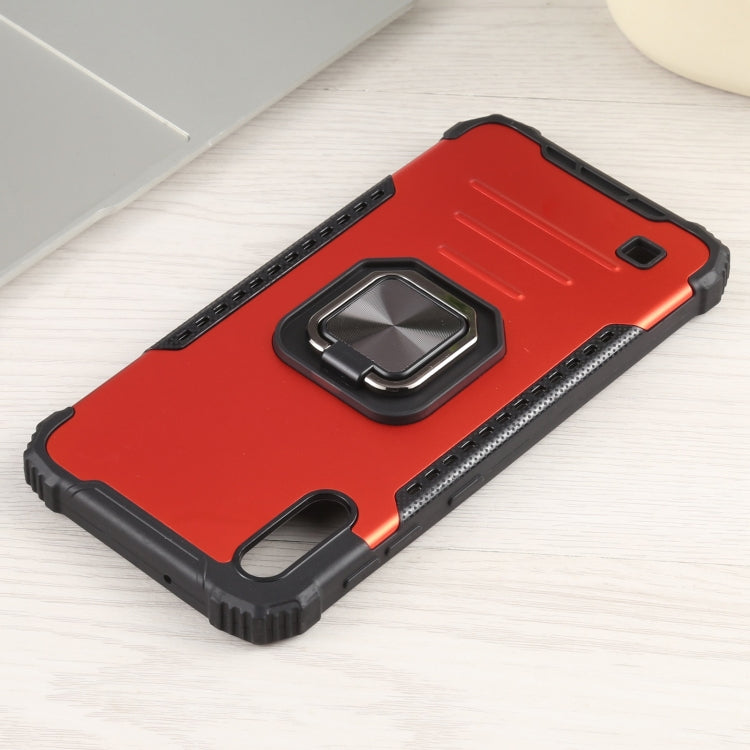 For Samsung Galaxy A10 / M10 Fierce Warrior Series Armor All-inclusive Shockproof Aluminum Alloy + TPU Protective Case with Ring Holder
