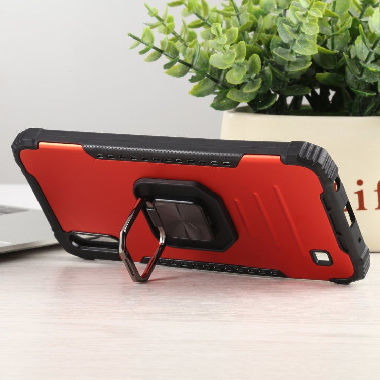 For Samsung Galaxy A10 / M10 Fierce Warrior Series Armor All-inclusive Shockproof Aluminum Alloy + TPU Protective Case with Ring Holder
