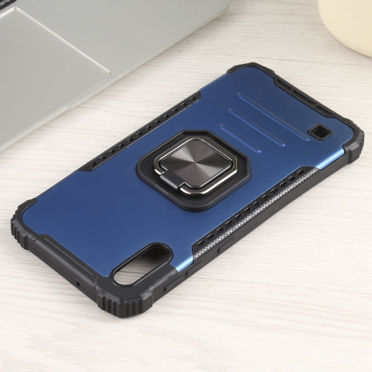 For Samsung Galaxy A10 / M10 Fierce Warrior Series Armor All-inclusive Shockproof Aluminum Alloy + TPU Protective Case with Ring Holder