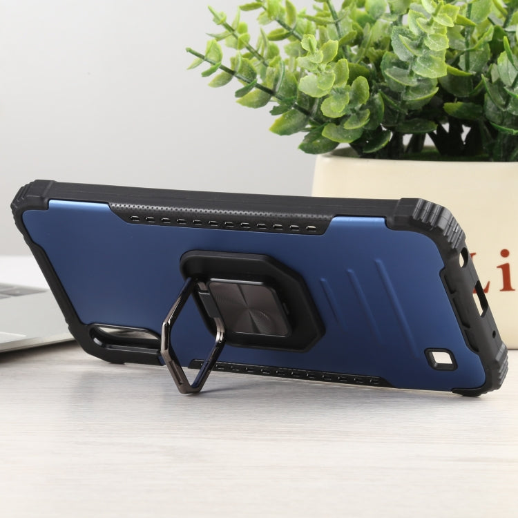 For Samsung Galaxy A10 / M10 Fierce Warrior Series Armor All-inclusive Shockproof Aluminum Alloy + TPU Protective Case with Ring Holder