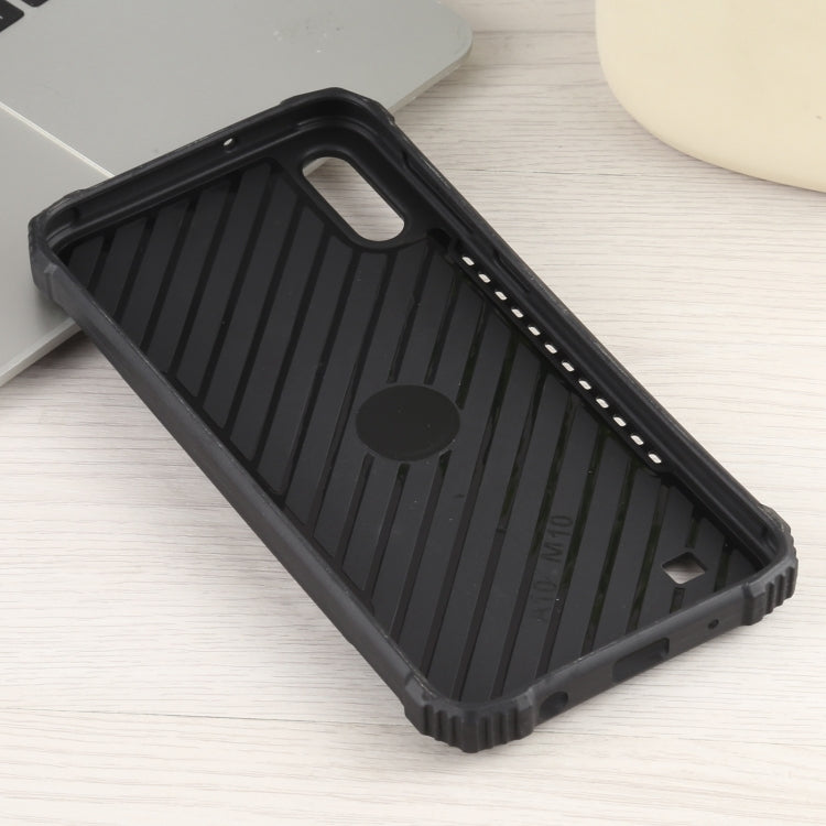 For Samsung Galaxy A10 / M10 Fierce Warrior Series Armor All-inclusive Shockproof Aluminum Alloy + TPU Protective Case with Ring Holder