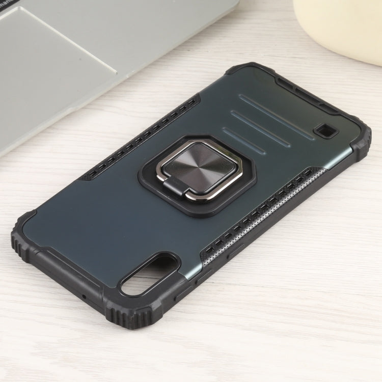 For Samsung Galaxy A10 / M10 Fierce Warrior Series Armor All-inclusive Shockproof Aluminum Alloy + TPU Protective Case with Ring Holder