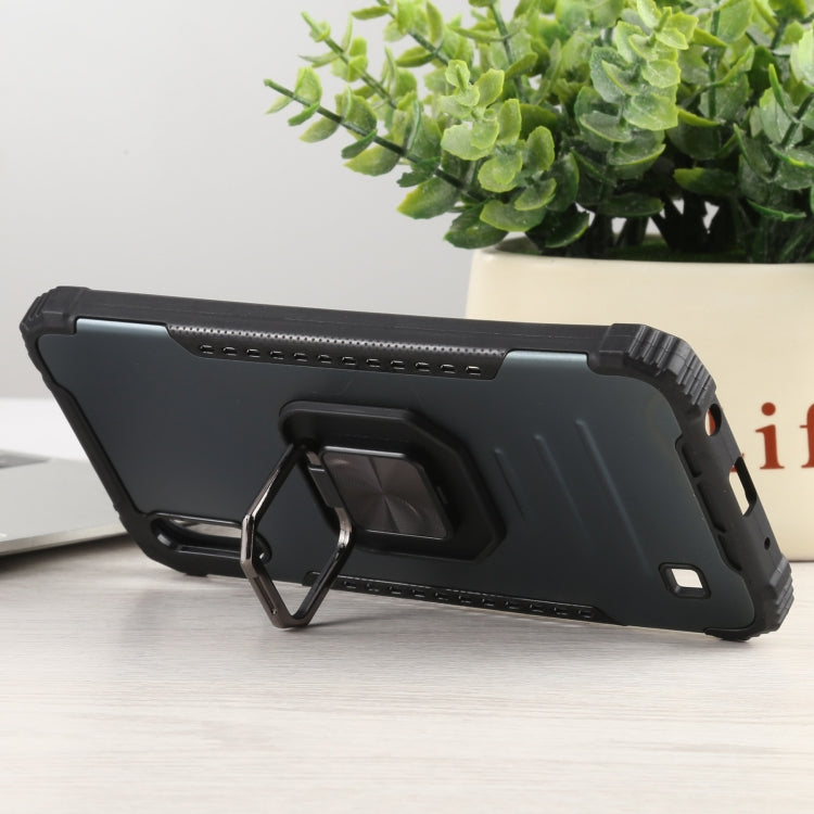 For Samsung Galaxy A10 / M10 Fierce Warrior Series Armor All-inclusive Shockproof Aluminum Alloy + TPU Protective Case with Ring Holder