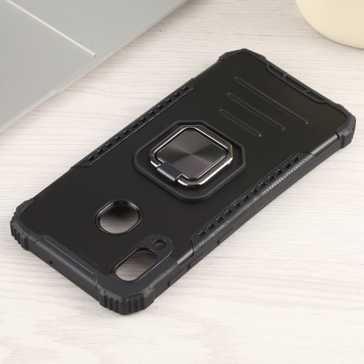 For Samsung Galaxy A20 / A30 Fierce Warrior Series Armor All-inclusive Shockproof Aluminum Alloy + TPU Protective Case with Ring Holder