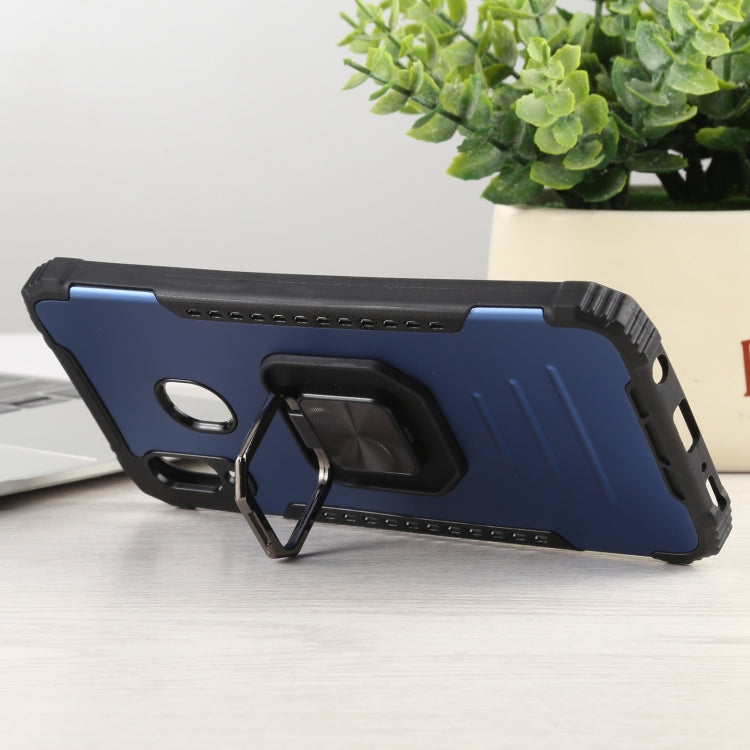 For Samsung Galaxy A20 / A30 Fierce Warrior Series Armor All-inclusive Shockproof Aluminum Alloy + TPU Protective Case with Ring Holder