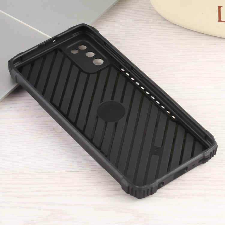 For Samsung Galaxy A41 Fierce Warrior Series Armor All-inclusive Shockproof Aluminum Alloy + TPU Protective Case with Ring Holder
